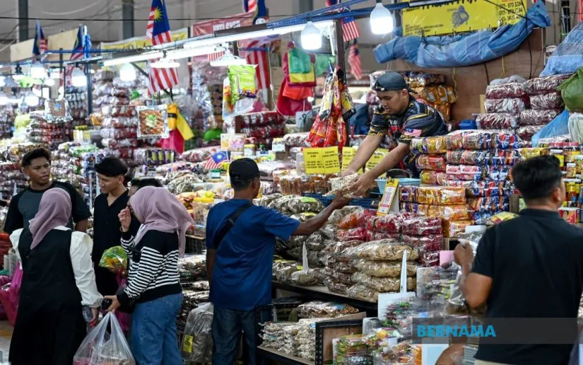 Illustration of business financing documents and a calculator on a desk