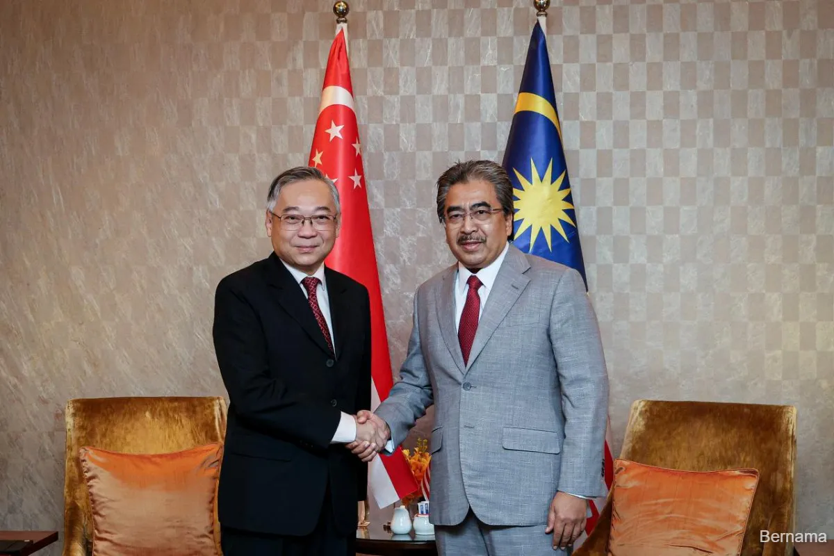 Industrial buildings and transport infrastructure in Johor