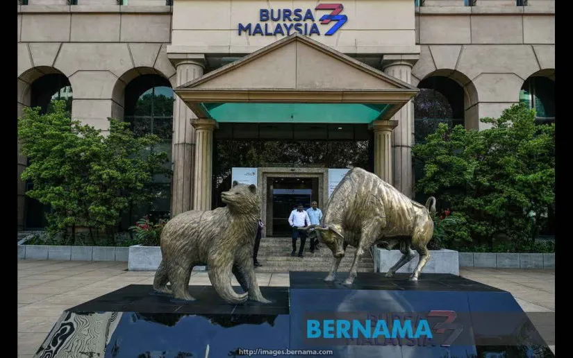 Illustration of a share-price display with a downward market chart