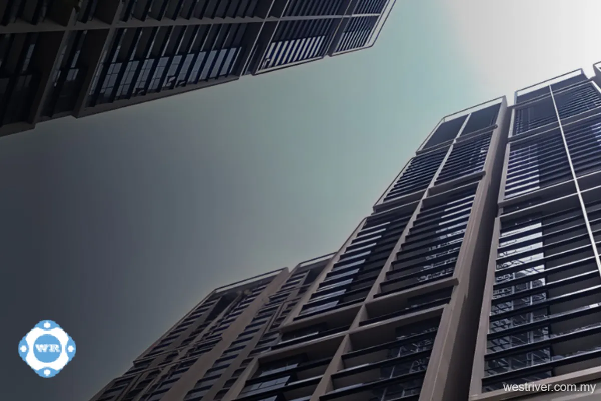 Residential apartment towers with building services equipment
