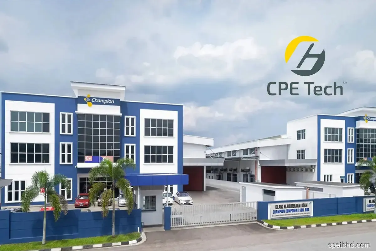 Factory buildings in an industrial estate