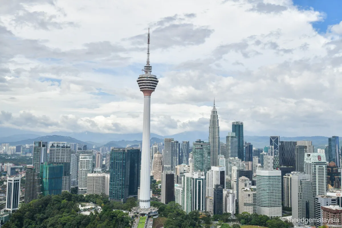 Office towers in Kuala Lumpur’s financial district