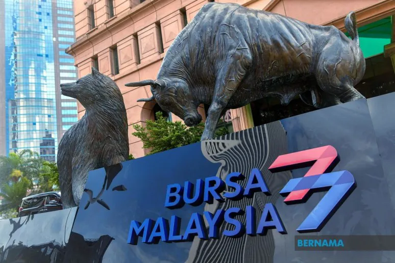 Electronic stock market display showing share prices and trading charts